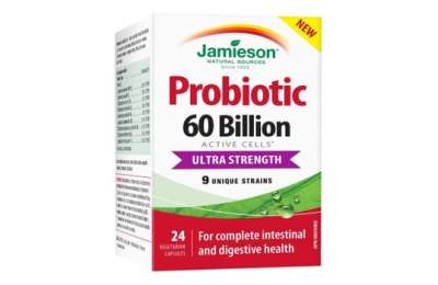 JAMIESON Probiotic 60 miliard ULTRA STRENGTH, 24 cps